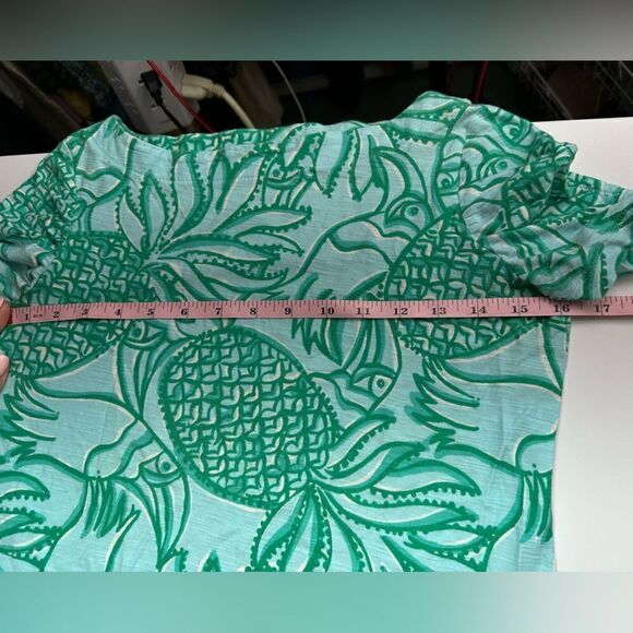 Lilly Pulitzer Lana Boat Neck Toucan Tango Blouse - Small - Picture 6 of 9